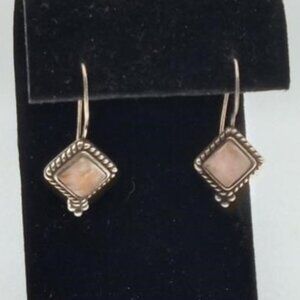 Handmade 925 Sterling Silver Spiny Oyster Earrings